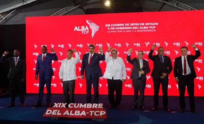 Heads of state of the Bolivarian Alliance for the Peoples of Our America (ALBA), Caracas, Venezuela, June 24, 2021.