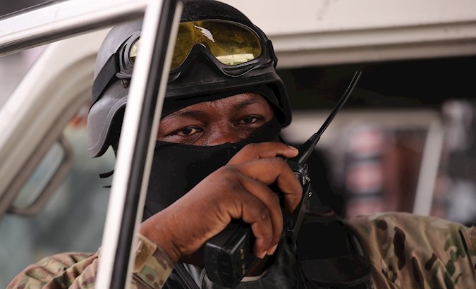 Police in Port-au-Prince, Haiti, July 12, 2021.