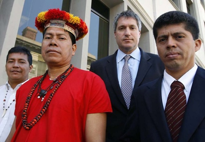 Political prisoner Steve Donziger went up against Chevron/Texaco for major pollution in Ecuador's Amazon region. San Francisco, California. April 24, 2007.