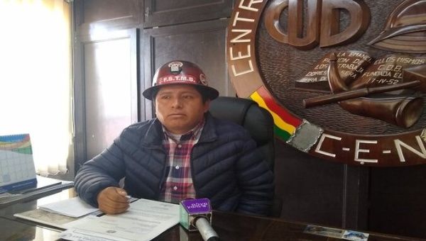 Bolivian Workers Central Secretary Juan Carlos Huarachi, Oct. 7, 2021