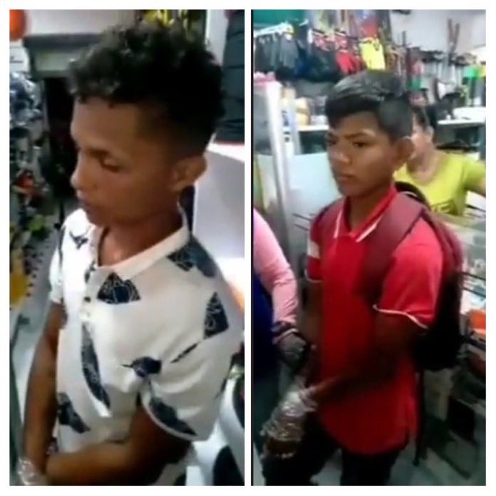 Two minors were killed in the border of Colombia and Venezuela because they were caught stealing from a local store. The police were called and never came to help them. Two motorcyclists took them and they were found dead.