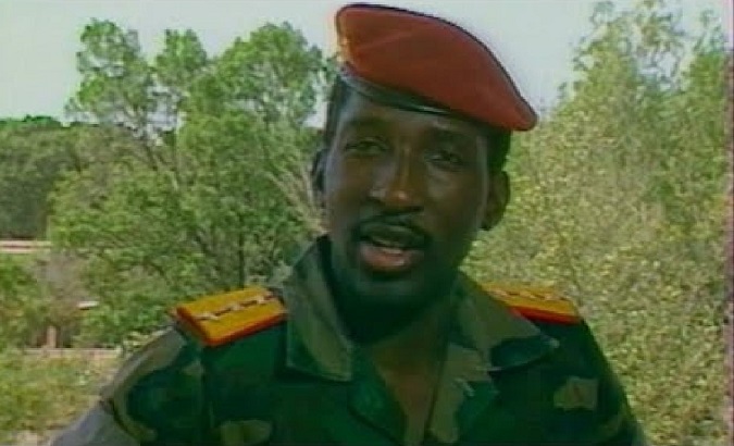 Socialist President Thomas Sankara, Burkina Faso.
