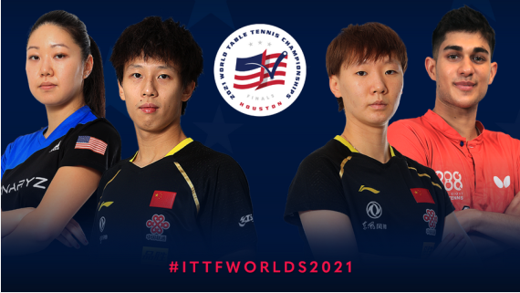 ITTF announces the China-U.S. pairs entering the mixed doubles draw at the Houston table tennis worlds.