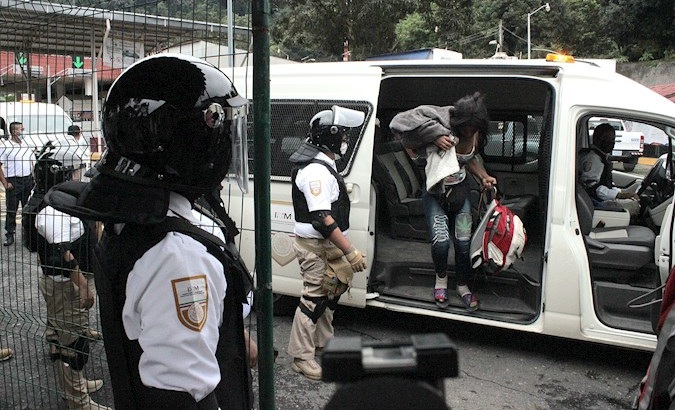 Migrant detained by the authorities in Tapachula, Mexico, Jun. 2021.