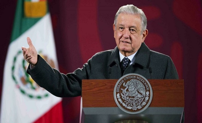 President Andres Manuel Lopez Obrador, Mexico DF, Mexico, Jan. 7, 2022.