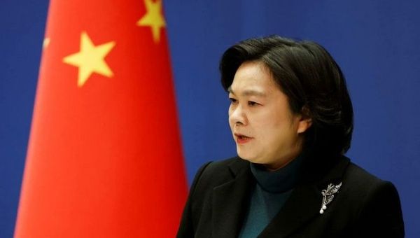 The Chinese FM Spokesperson announced on Thursday the Asian country opposes any actions that could lead to war. Feb. 24, 2022.