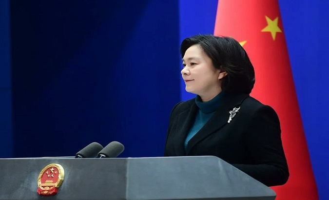 China claims to ease Ukraine tensions' escalation. Feb. 24, 2022.