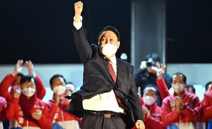 President-elect Yoon Suk-Yeol, South Korea, March 10, 2022.