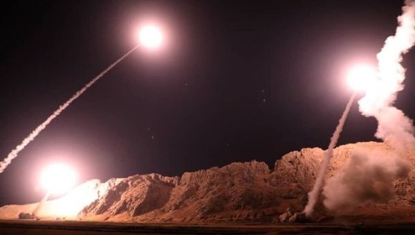 Image of ballistic missile launch.