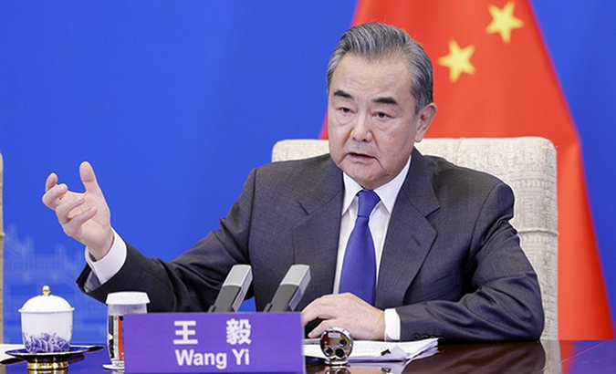 China's foreign minister, Wang Yi. March. 15, 2022.
