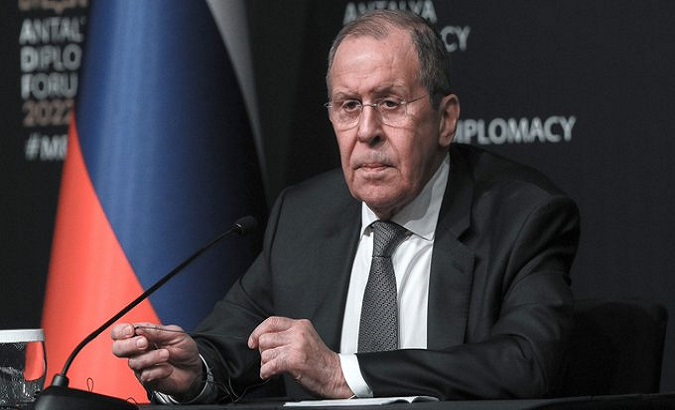 Russian Foreign Minister Sergei Lavrov. March. 16, 2022.