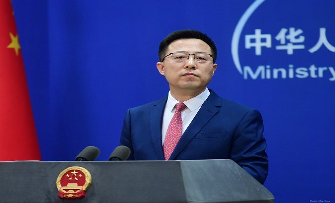 Foreign Ministry spokesperson Zhao Lijian. March. 16, 2022.