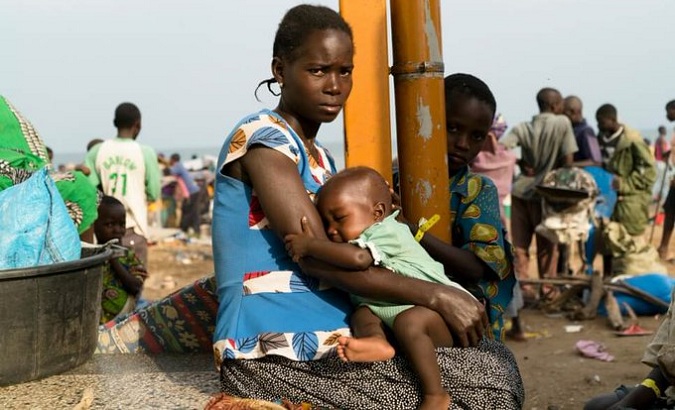 South Sudanese refugees.