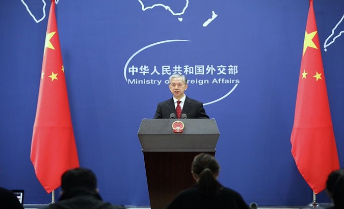 Chinese Foreign Ministry Spokesman Wang Wenbin. March. 22, 2022.