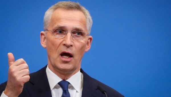 NATO Secretary General Jens Stoltenberg gives a press conference at the end of an extraordinary NATO Summit at the Alliance headquarters in Brussels, Belgium, 24 March 2022.