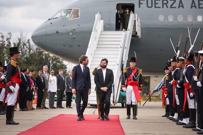 Chilean President Gabriel Boric, visited Argentina on his first international tour as President.