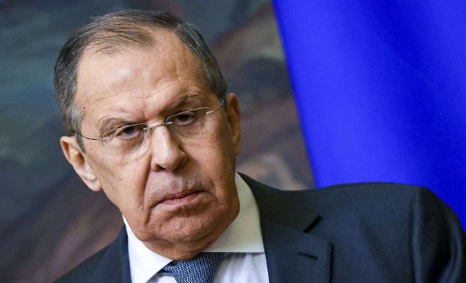 Russian FM says that Ukraine should only respond to its own interests. Apr. 4, 2022.