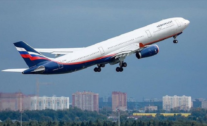 Image showing an Aeroflot plane.