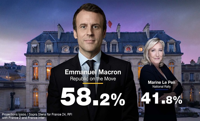 Emmanuel Macron is the first French president re-elected in the country's modern political era. Apr. 24, 2022.