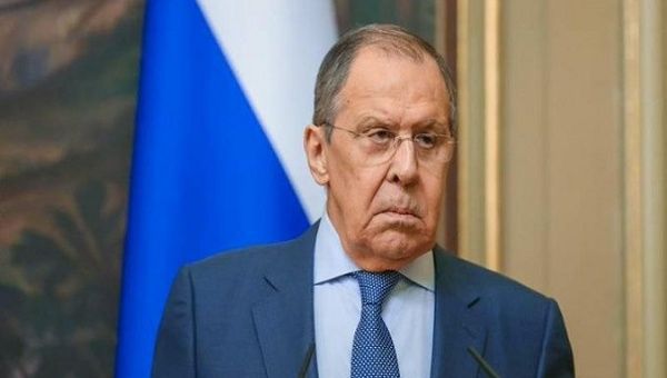 Russian Foreign Minister Sergei Lavrov. Apr. 25, 2022. 