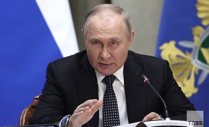 President Vladimir Putin, Russia, 2022.