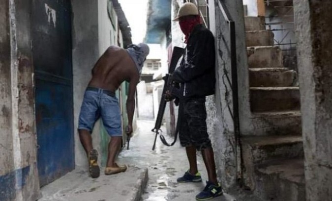 Gang members, Port-au-Prince, Haiti, 2022.