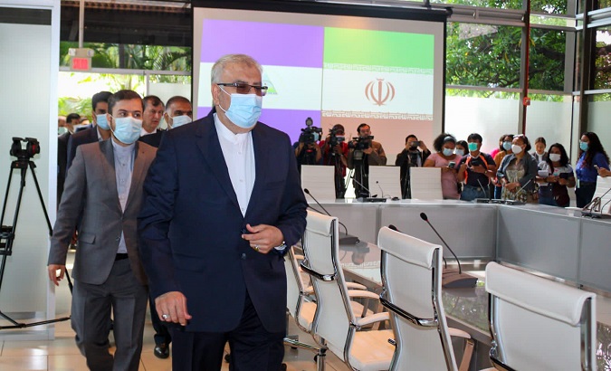 Iran's Oil Minister Javad Owji in Managua, Nicaragua, May 5, 2022.