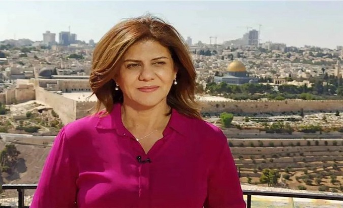 Palestinian-American journalist Shireen Abu Akleh.