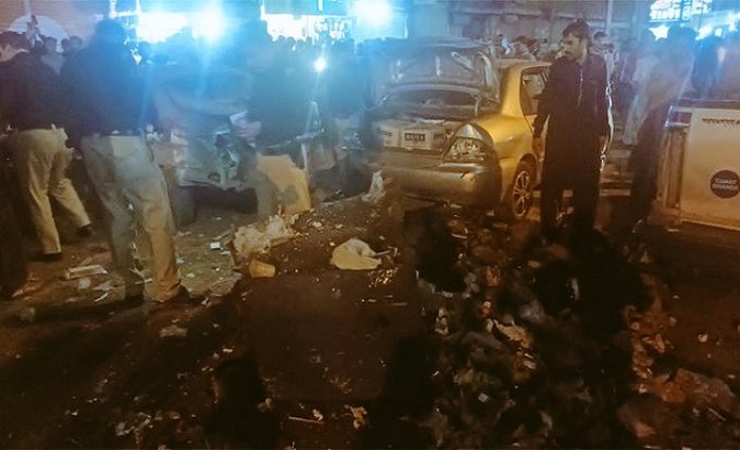 An explosion in Karachi, Pakistan leaves one dead and 13 wounded. May. 12, 2022.