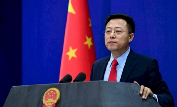 Foreign Affairs Ministry spokesman Zhao Lijian, Beijing, China, 2022.