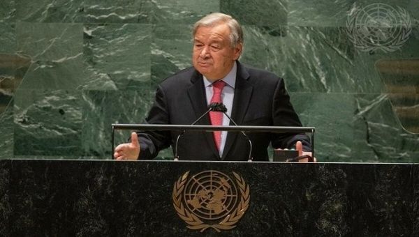 United Nations Secretary-General António Guterres. May. 18, 2022. 