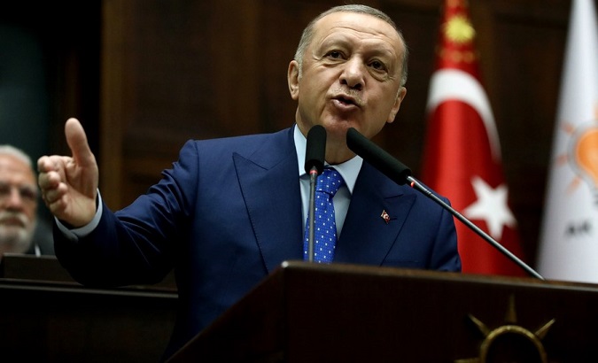 Turkish President Recep Tayyip Erdogan, 2022.