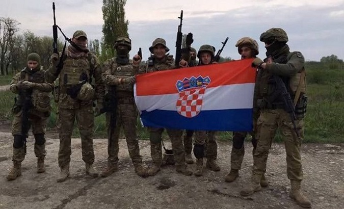Alleged mercenaries from Bosnian Posavina in eastern Ukraine, 2022.