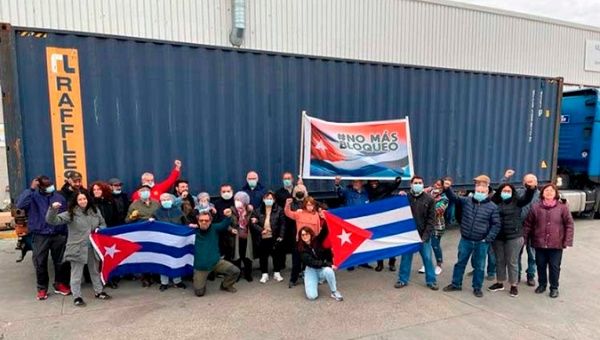 Cuba to receive the fifth shipment of a Spanish friendship group. May. 30, 2022.
