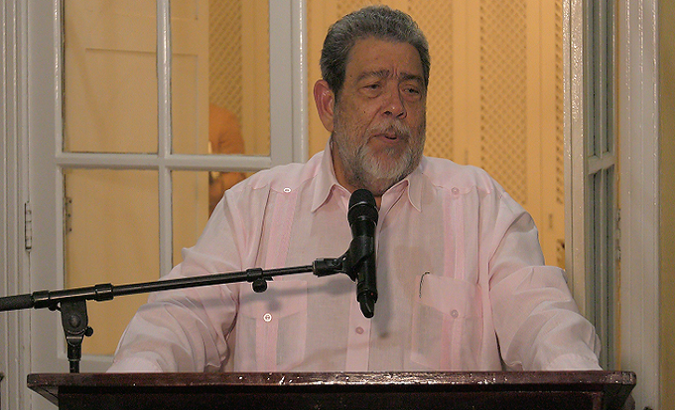 Saint Vincent & the Grenadines Prime Minister Ralph Gonsalves.