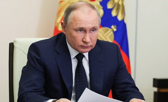 Russian President Vladimir Putin says Russia is open to support unrestricted export of Ukrainian grains. Jun. 3, 2022.