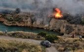 El año pasado los incendios forestales arrasaron al menos 100.000 hectáreas de suelo griego, cifra más alta desde el año 2007.