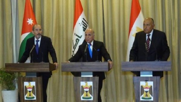Iraqui FM met with Egypt and Jordan's Ministers to assess cooperation. Jun. 6, 2022.