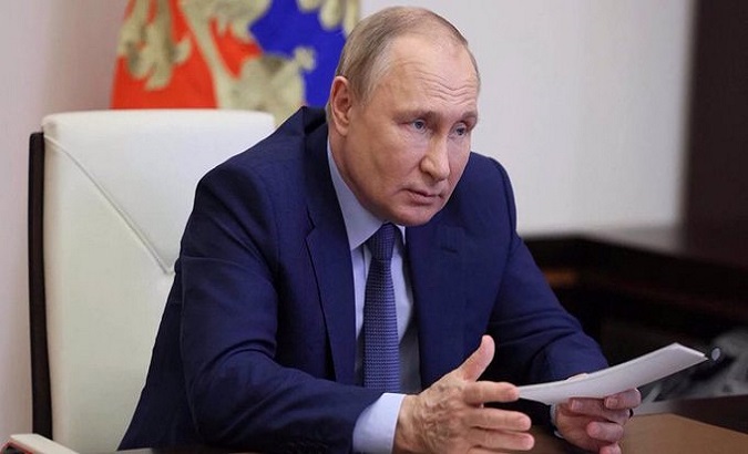 Russian President Vladimir Putin told a group of young entrepreneurs and startup developers in Moscow on Thursday that the West is suffering from its own sanctions policy against Russia. Jun. 9, 2022.