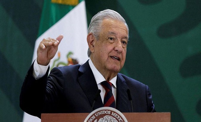 President of Mexico,  Andrés Manuel López Obrador. Jun. 13, 2022.