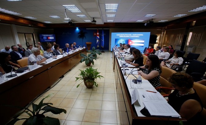 Cuba and the EU held in Havana, Cuba the third round of the Political Dialogue on Sustainable Development. Jun. 14, 2022.