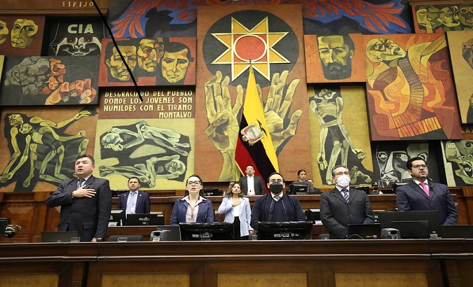 The legislative session will take place this Monday from 17H15 local time and will first examine the request of Mireya Pazmiño (Pachakutik) and other 71 legislators to repeal the state of emergency in the provinces of Pichincha, Cotopaxi and Imbabura. Jun. 19, 2022.