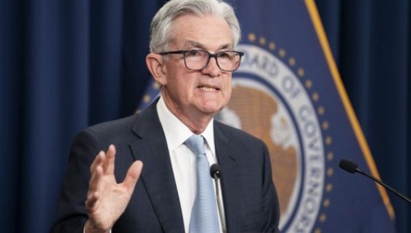 U.S. Federal Reserve Chair Jerome Powell attends a press conference in Washington, D.C., the United States, on June 15, 2022.