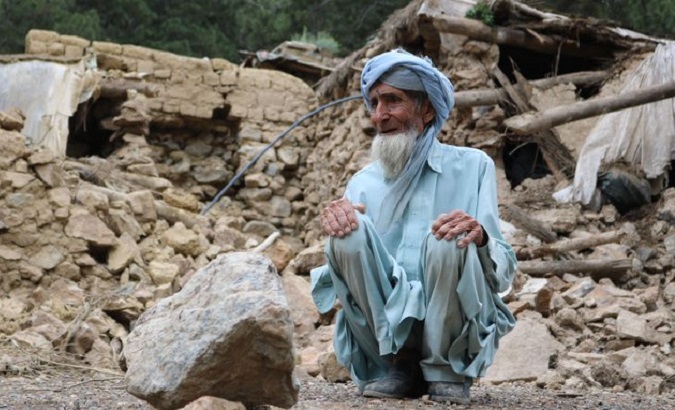 An elder in Khost, Afghanistan, June 22, 2022.