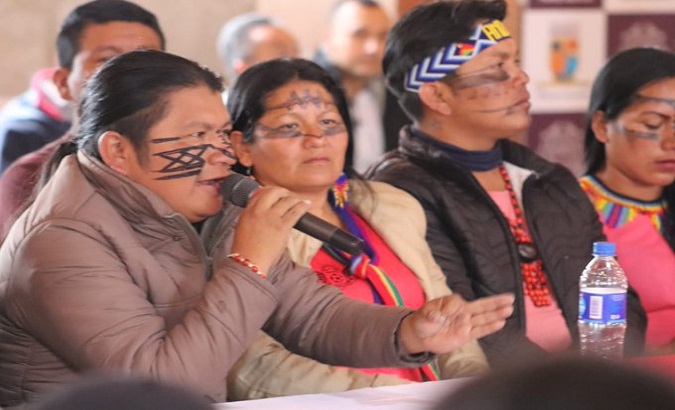 Ecuador's indigenous organizations hold dialogue with government authorities. Jun. 27, 2022.