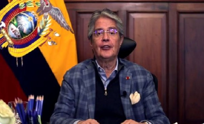 Ecuadorian President Lasso spoke to the nation while his impeachment debate was taking place. Jun. 28, 2022.