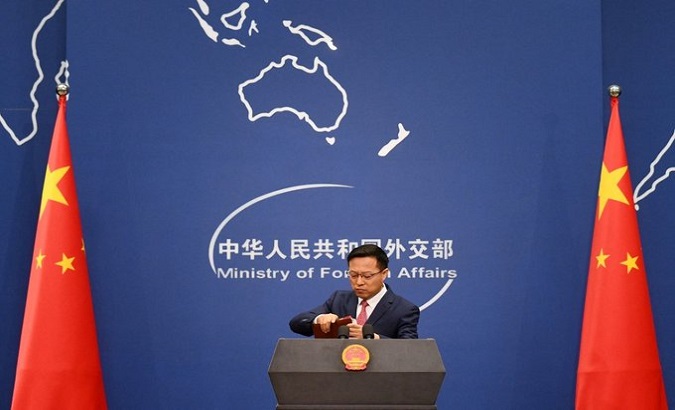 Chinese spokesperson urged the U.S to halt sanctions against Chinese companies. Jun. 29, 2022.