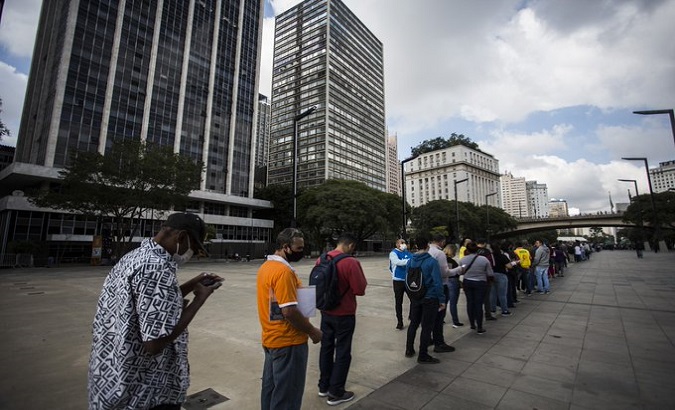 The Brazilian government announced the reduction of unemployment in the country. Jun. 30. 2022.