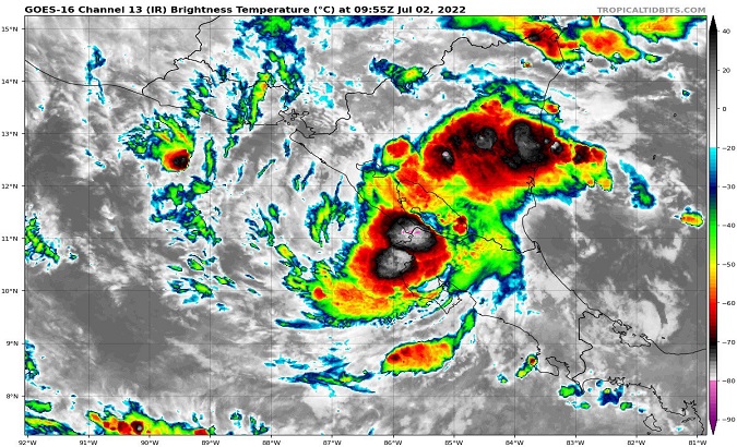Experts have reported that Bonnie's crossing over into the Pacific is a rare event. Bonnie is the earliest known crossover on record. Jul. 02, 2022.