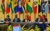 Leaders of the CARICOM in Paramaribo, Suriname, July 5, 2022.